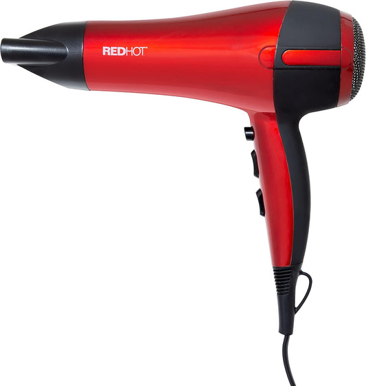 Red Hot Professional Hair Dryer - Red -37060