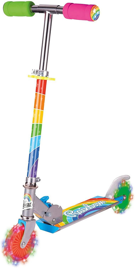 Ozbozz Rainbow Scooter With Flashing Wheels - SV20891