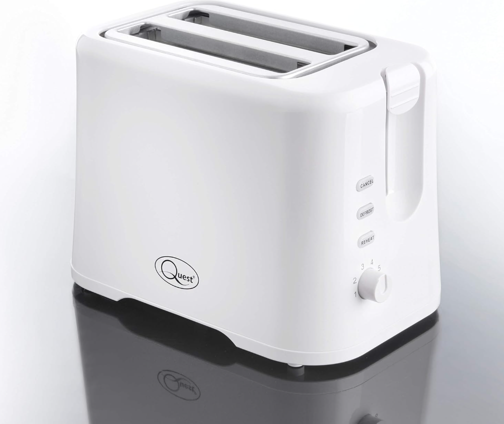 Quest 2-Slice Toaster - White 34279