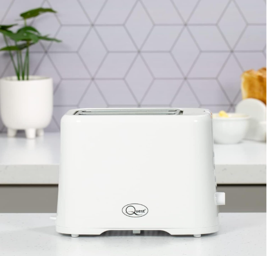 Quest 2-Slice Toaster - White 34279