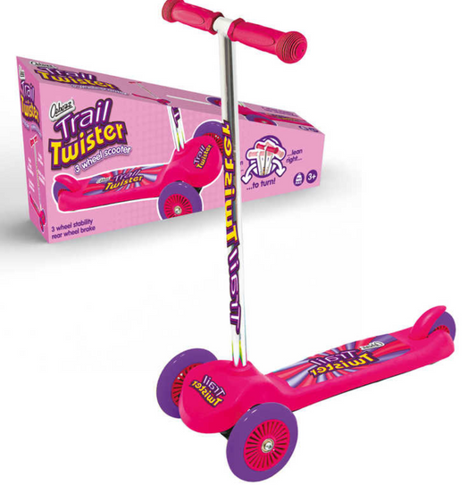 Ozbozz Trail Twist Scooter Pink - SV20752