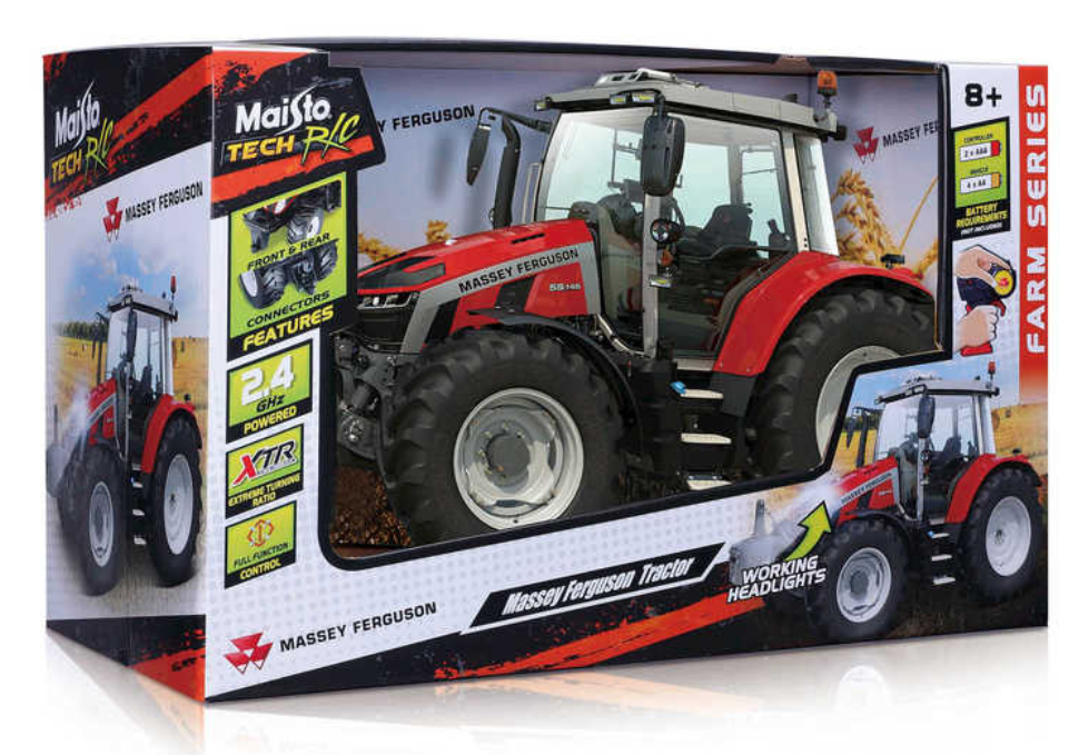 Maisto Tech R/C  1:16 Rc Massey Fergusson 2.4ghz With Snow Plough - M82724