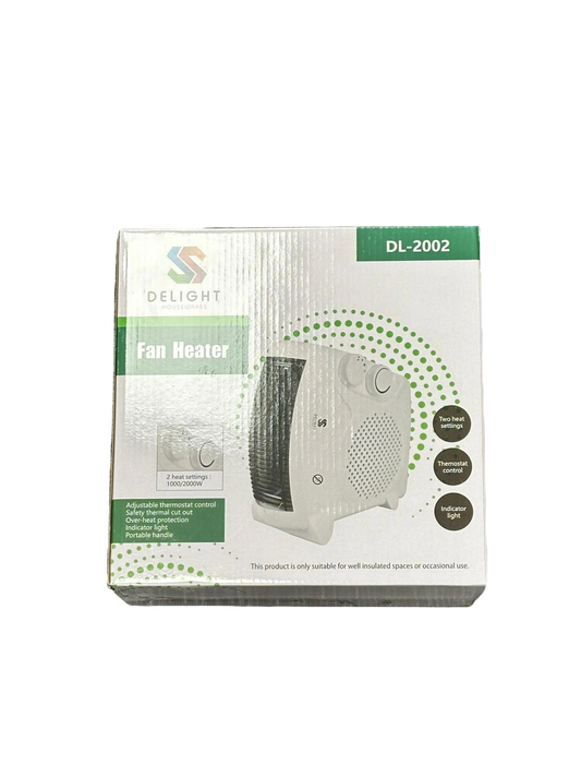 Delight Fan Heater (Flat) - 2000W - DL2002